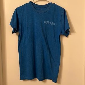 Subaru unisex small blue shirt